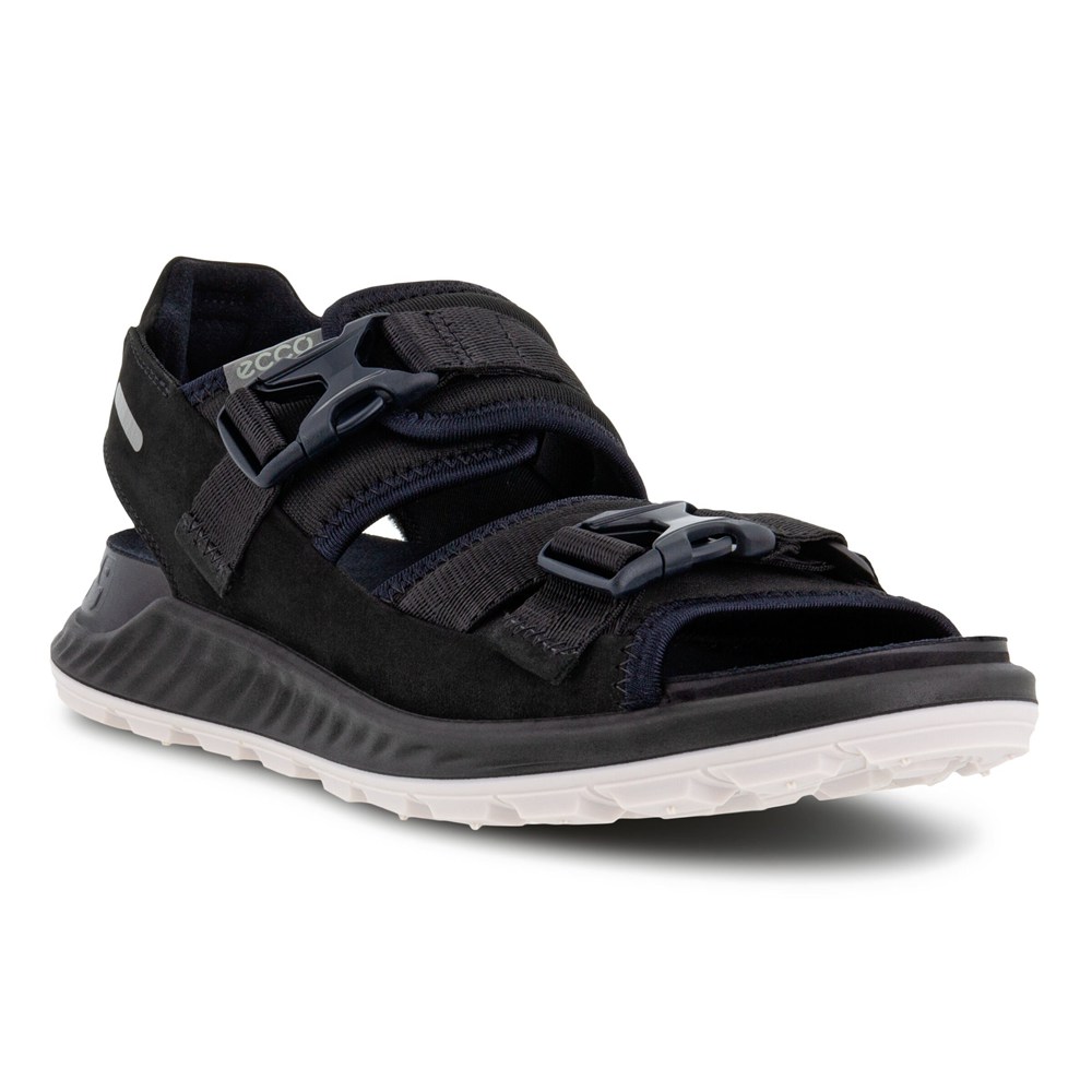 Sandalias Mujer - ECCO Exowrap 2S Buckle - Negros - BGO765023